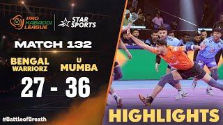 HIGHLIGHTS: U Mumba qualified for the playoffs by defeating Bengal Warriorz! | #ProKabaddiOnStar