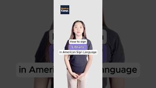 How to sign "Library" in American Sign Language