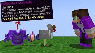 Minecraft, But Chickens Lay OP Loot...