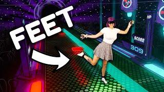 This Game is Like Beat Saber But With FEET!