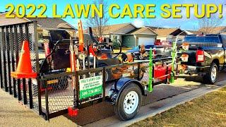 2022 Lawn Care Open Trailer Setup (Solo Operator)