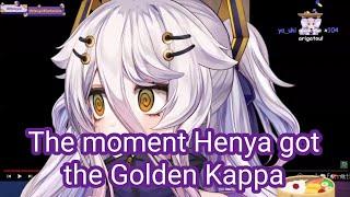 The moment Henya got the Golden Kappa