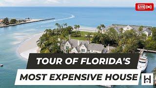 Tour of Florida's Most Expensive House - Gordon Pointe in Naples