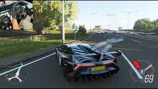 Drag Lamborghini Veneno Police | Forza Horizon 4#srtstyle