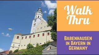 Walking through: Babenhausen in Bayern in GERMANY