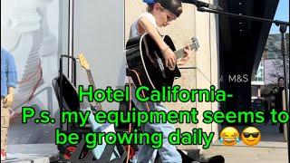 Hotel California- Eagles #busking #guitar #equipment #leonardo #patrick #manchester #leo #music
