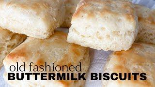 BUTTERMILK BISCUITS || How to make flaky buttermilk biscuits