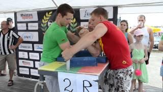 BOCMANO RANKA 2014-Mindaugas Tarasaitis VS Raimonds Liepiņš  - RIGHT HAND