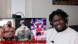 REACTING TO - The Georgian Monsters - Levan Saginashvili | Konstantine Janashia | Lasha Talakhadze