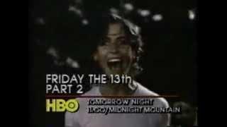 HBO promo for Friday the 13th Part 2 1982