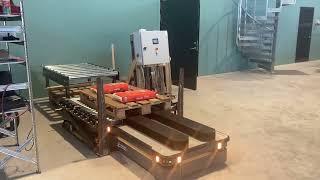 Smart pallet station w/lift Prototype testing