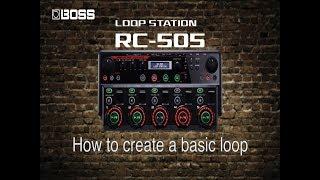 Boss RC-505 How to create a basic loop