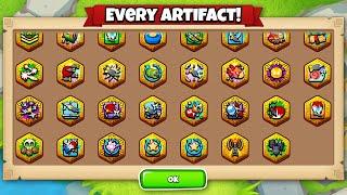 I Got EVERY LEGENDARY Artifact in BTD 6 Legends!