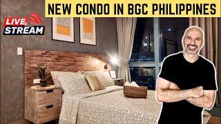 Tour of My New Condo in Uptown BGC Philippines  Live Travel Q&A