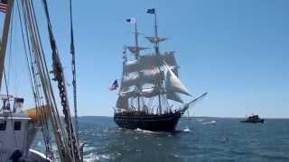 CHARLES W MORGAN on 1st Sail in 90 years - June 7, 2014