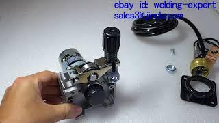 DC24 0.8-1.0mm MIG MAG Welding Machine Welder Wire Feed Motor MIG-160 Weld Parts edited