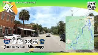 Rural Roads through Florida: Jacksonville to Micanopy