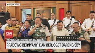 Prabowo Bernyanyi Dan Berjoget Bareng SBY