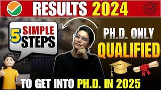 UGC NET 2024 PhD Only Qualified | What to do Next? Aditi Mam