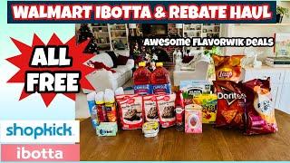 WALMART IBOTTA & REBATE HAUL/ some great flavorwiki deals! Finishing my midweek Ibotta bonus