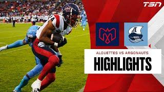 CFL WEEK 17: Toronto Argonauts vs. Montreal Alouettes FULL HIGHLIGHTS