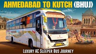 Ahmedabad To Bhuj in AC Sleeper Bus | Shree Sahjananad Travels | Ahmedabad Bhuj Bus Service