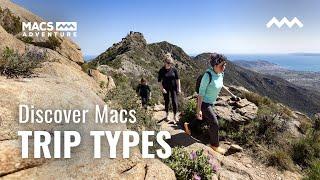 Discover Macs Trip Types  |  Walking & Cycling Holidays