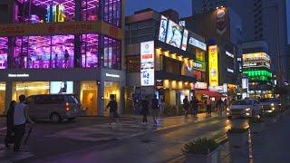 부산 해운대 번화가 워킹투어 Busan Haeundae South Korea Traval | 4K 모범워커 Mobeomwalker