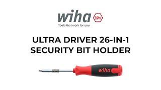 Wiha Tools Ultra Driver 26-in-1 Security Bit Holder