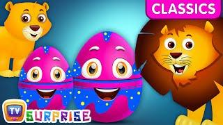 ChuChuTV Classics - Surprise Eggs Wildlife Toys | Kids Learn about Baby Wild Animals & Animal Sounds