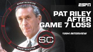 Pat Riley from the coaches' locker room after 1994 Game 7 loss ️ | ESPN Throwback