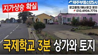 [전속매물] [매물번호0426] 영어교육도시 가까운 향후 지가 상승 확실한 상가와 토지 도로 개통 직전 부근 #제주도부동산