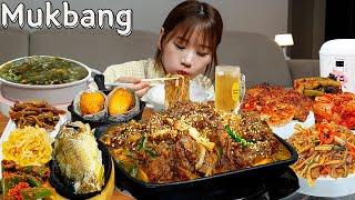 내가 만드는 'Self 생일상' 12찬 밥상 한우불고기,잡채,미역국,생선구이 집밥 먹방 KOREAN HOMEMEAL MUKBANG ASMR EATINGSHOW REALSOUND