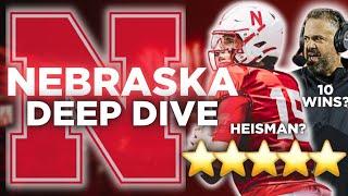 Nebraska Football 2024 FULL DEEP DIVE & PREDICTIONS | In-Depth Graphics & Statistics | Huskers | GBR