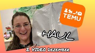 Temu Haul 2.Video Dezember / Weihnachten,  Deko, Basteln & Budgeting