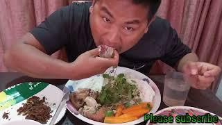 Mukbang | 2kg pork feet | tender pork || Naga style || pork curry || Aka jimo