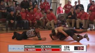 2017-02-04 Methacton vs Owen J. Roberts (District 1 AAA Duals consolation semifinal)