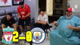 LIVERPOOL vs MAN CITY (2-0) LIVE FAN REACTION!! LIVERPOOL DOMINATE MAN CITY!!