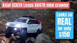 Axial SCX24 Lexus GX470 cheap rc mini crawler review - realistic hardbody budget rc crawler