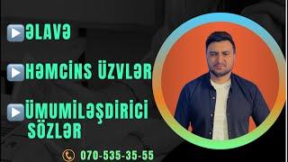 Əlavələr və həmcins üzlərə aid XÜSUSİ MƏQAMLAR