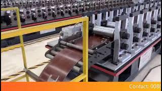 Fully automatic door frame rolling forming machine