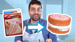 How to Make your BOX CAKE Taste HOMEMADE • JonnyCakes