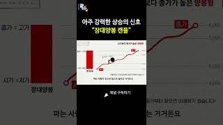 아주 강력한 상승의 신호 "장대양봉 캔들" #주식차트보는법