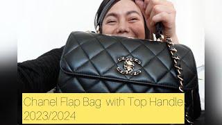 Review: Chanel Flap Bag with Top Handle 2023/2024. What I have/had EP 4 (Sab Eng)