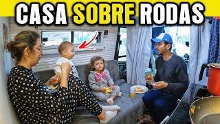 VIVENDO COM DOIS FILHOS DENTRO DE UM ÔNIBUS!