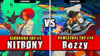 GGST | NITRONY (Giovanna) VS Rezzy (Ramlethal) | Guilty Gear Strive High level gameplay