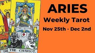 Aries: Look Out There’s An Offer With Hidden Blessings Coming In!  Nov 25th  – Dec 2nd TAROT