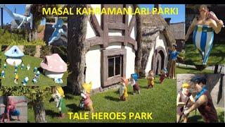 cartoon heroes park Cartoon-Helden-Park Türkei masal kahramanları parkı 80 binde devri alem Türkiye