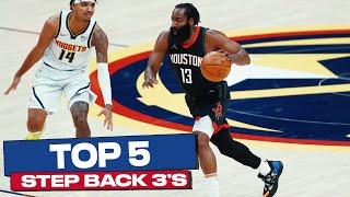 James Harden’s Top 5 Step Back 3-Pointers 