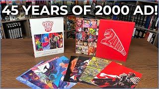 45 Years of 2000 AD  Anniversary Art Book Hardcover & Slipcase Overview!